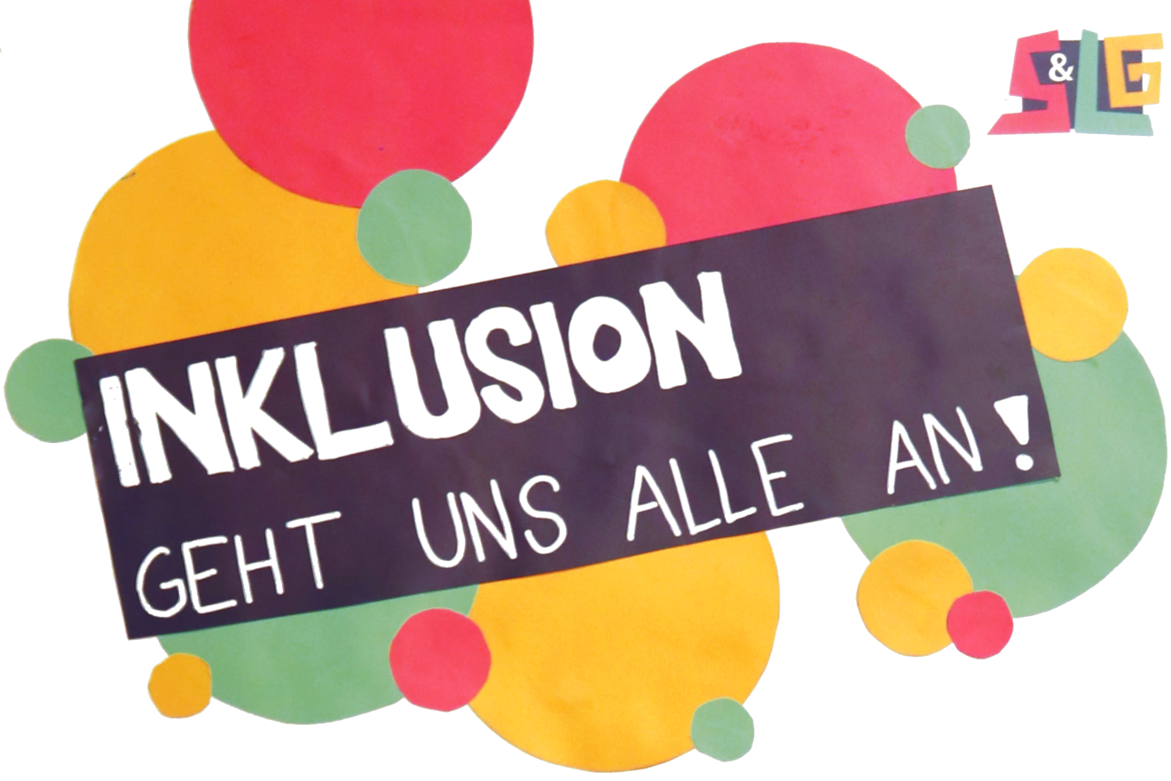 Logo der Ausstellung "Inklusion geht uns alle an!"
