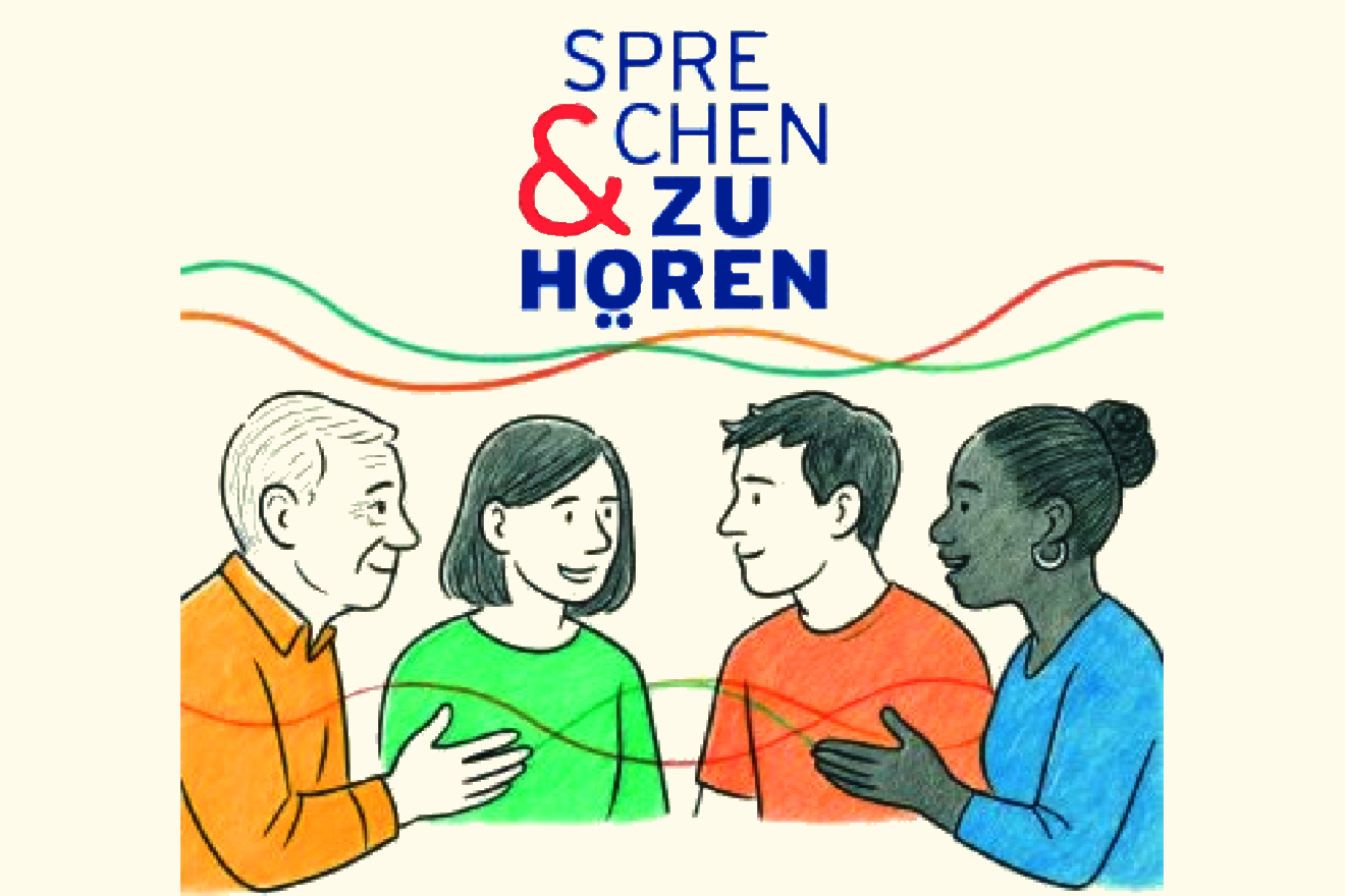 Sprechen und Zuhören Werbebild